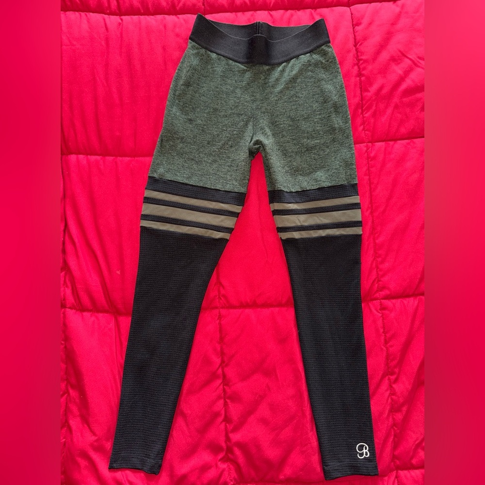 Bombshell Sportswear Green and Black Leggings